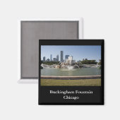 Buckingham Fountain, Chicago Magnet (Vorderseite/Rückseite)