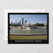 Buckingham Fountain, Chicago Postkarte (Vorne/Hinten)