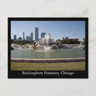 Buckingham Fountain, Chicago Postkarte