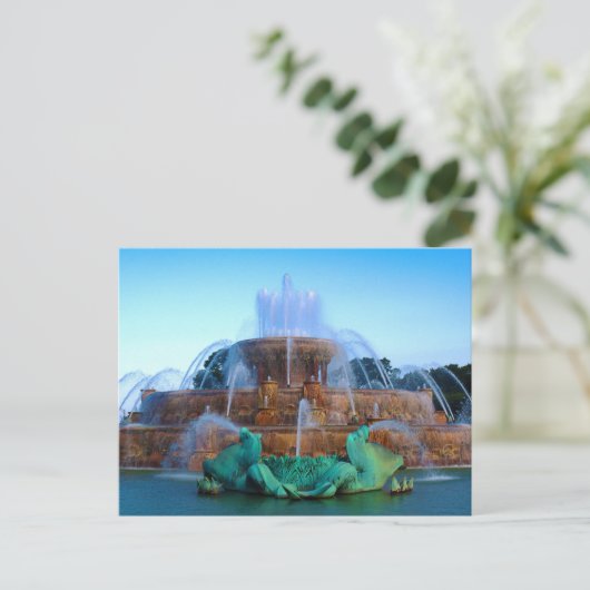 Buckingham Fountain - Chicago Postkarte (Stehend Vorderseite)