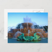 Buckingham Fountain - Chicago Postkarte (Vorne/Hinten)