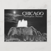 Buckingham Fountain Chicago Postkarte (Vorderseite)