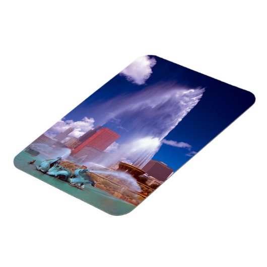 Buckingham Fountain Chicago Premium Flex Magnet (Linke Seite)