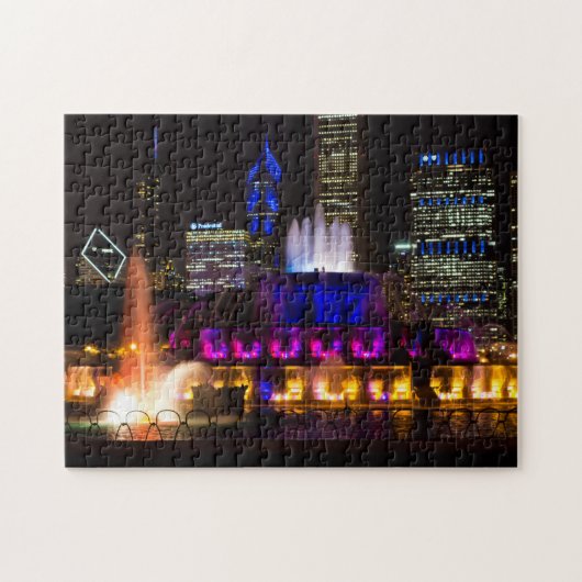 Buckingham Fountain Chicago Puzzle (Horizontal)