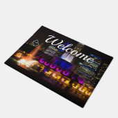 Buckingham Fountain Chicago Welcome Doormat Fußmatte (Schrägansicht)