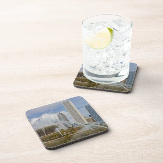 Buckingham Fountain Getränkeuntersetzer (Rechte Seite)