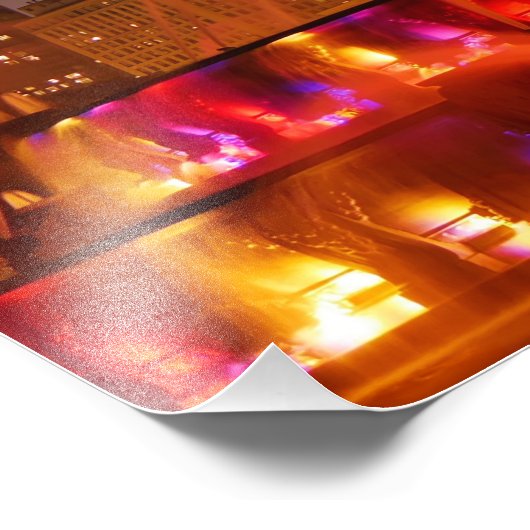 Buckingham Fountain III Fotodruck (Ecke)