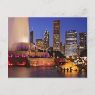 Buckingham Fountain in Dusk Postkarte