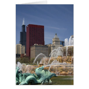 Buckingham Fountain in Grant Park,