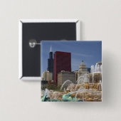 Buckingham Fountain in Grant Park Button (Vorne & Hinten)