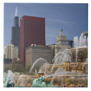 Buckingham Fountain in Grant Park Fliese