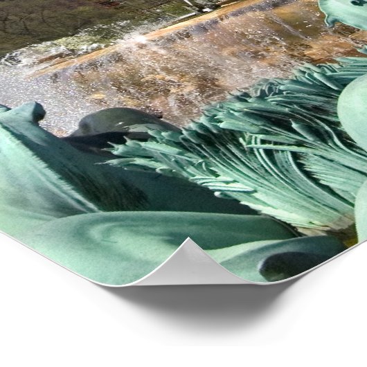 Buckingham Fountain in Grant Park, Poster (Ecke)