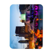 Buckingham Fountain liegt nachts Magnet (Vertikal)