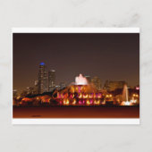 Buckingham Fountain - Orange Postkarte (Vorderseite)