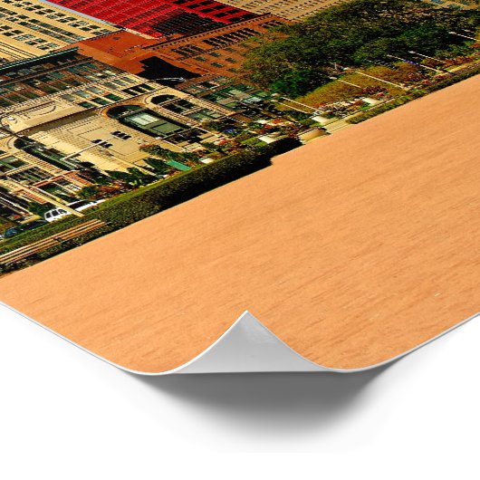 Buckingham Fountain Poster (Ecke)