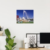Buckingham Fountain Poster (Heimbüro)