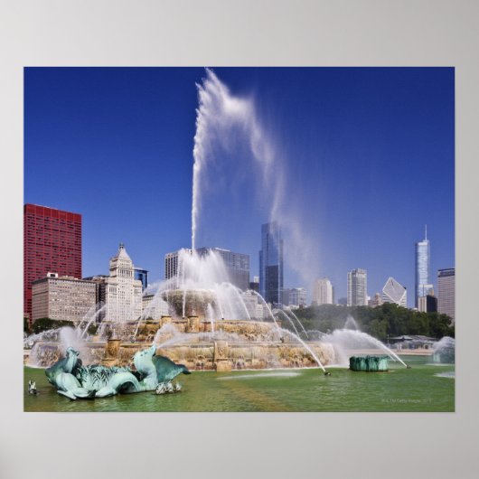 Buckingham Fountain Poster (Vorne)