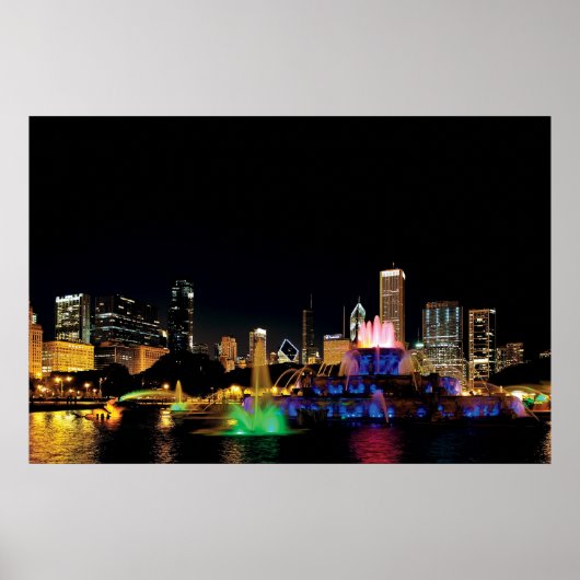 Buckingham Fountain Poster (Vorne)