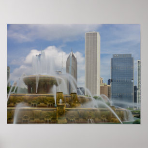 Buckingham Fountain Poster