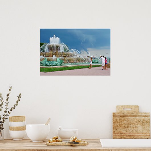 Buckingham Fountain Poster (Küche)
