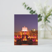 Buckingham Fountain Postkarte (Stehend Vorderseite)