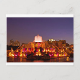 Buckingham Fountain Postkarte