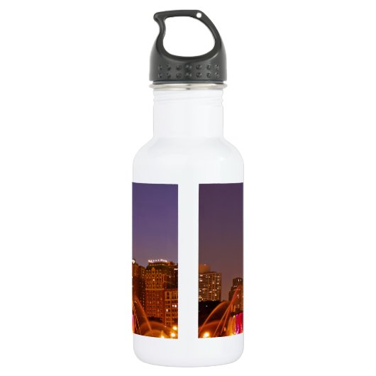 Buckingham Fountain Trinkflasche (Rückseite)