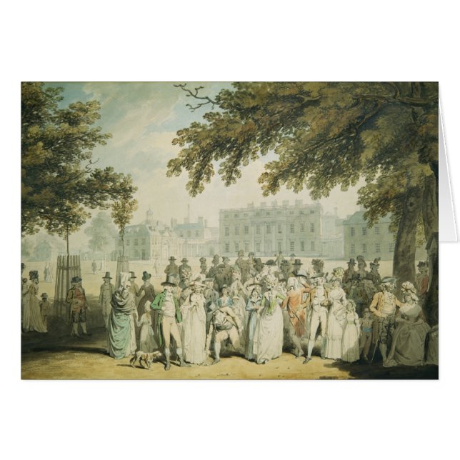 Buckingham Haus, St James Park, 1790 (Vorderseite (Horizontal))
