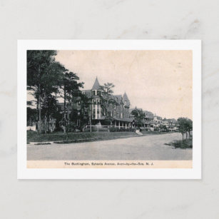Buckingham Hotel, Avon by Sea NJ Vintag Postkarte