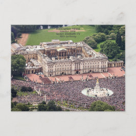 Buckingham Palace 2016. Königin hat 90. Geburtstag Postkarte
