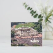 Buckingham Palace 2016. Königin hat 90. Geburtstag Postkarte (Stehend Vorderseite)