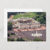 Buckingham Palace 2016. Königin hat 90. Geburtstag Postkarte (Vorne/Hinten)