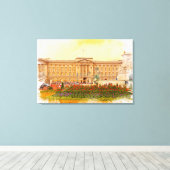 Buckingham Palace Aquarellbilder Leinwanddruck (Insitu (Holzboden))