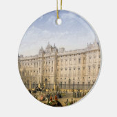 Buckingham Palace, c.1862 (Farbelitho) Keramik Ornament (Links)