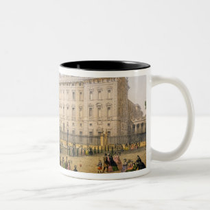 Buckingham Palace, c.1862 (Farbelitho) Zweifarbige Tasse