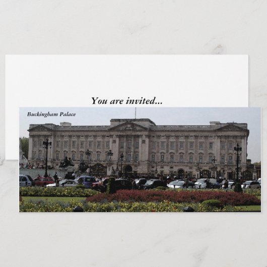 Buckingham Palace Einladung (Vorne/Hinten)
