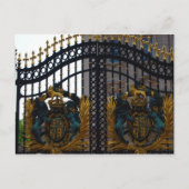Buckingham Palace Gate Postkarte (Vorderseite)
