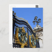 Buckingham Palace Gates, London UK Postcard Postkarte (Vorne/Hinten)
