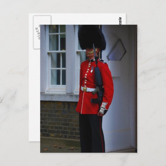 Buckingham Palace Guard Postkarte (Vorne/Hinten)