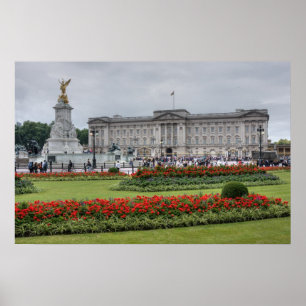 Buckingham Palace in London - England Poster
