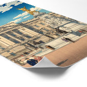 Buckingham Palace Japanese Woodblock Print Poster (Ecke)