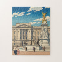 Buckingham Palace Japanischer Holzschnitt