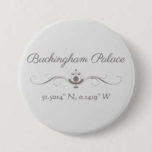 Buckingham Palace Latitude und Longitude Button