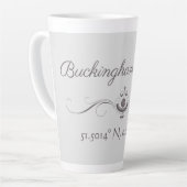 Buckingham Palace Latitude und Longitude Milchtasse (Linke Ecke)