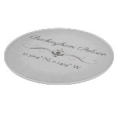 Buckingham Palace Latitude und Longitude Schneidebrett (Ecke)