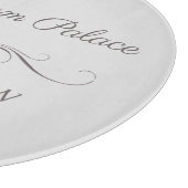 Buckingham Palace Latitude und Longitude Schneidebrett (Ecke)