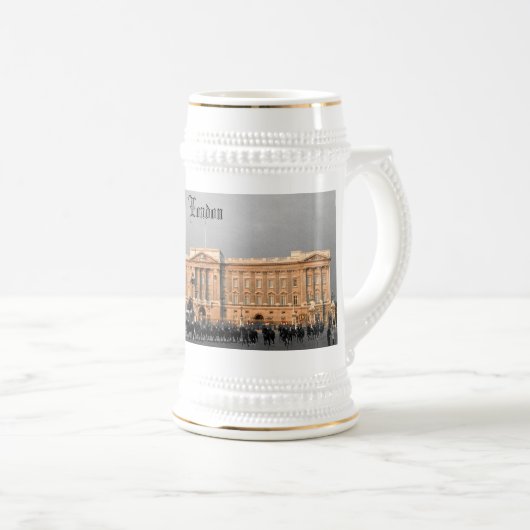 Buckingham Palace London Bierglas (VorderseiteRechts)