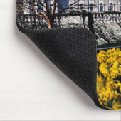 Buckingham Palace, London-Blumen Mousepad (Ecke)