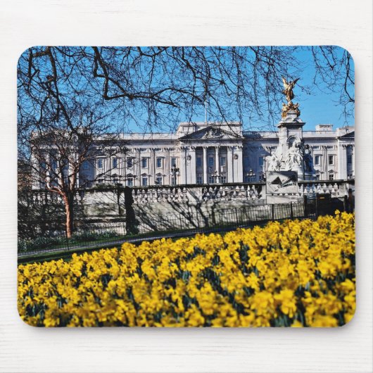 Buckingham Palace, London-Blumen Mousepad (Vorne)