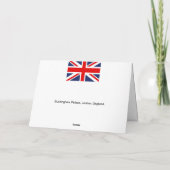 Buckingham Palace London Feiertagskarte (Rückseite)